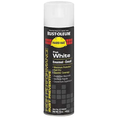 Rust-Oleum V2190838 High Performance V2100 System Rust Preventive Enamel Spray Paint, 20 fl. oz. Container, 15 oz. Fill, Flat White, 6-Pack