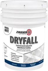 Zinsser 350999 Dryfall Commercial & Industrial Waterborne Coating, 5 Gallon, Eggshell White