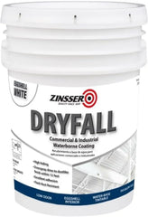 Zinsser 350999 Dryfall Commercial & Industrial Waterborne Coating, 5 Gallon, Eggshell White