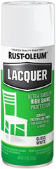 Rust-Oleum 1904830 Lacquer Spray Paint, 11 oz, Gloss White, (Pack of 1)