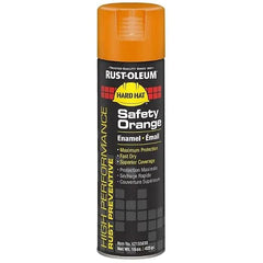 Rust-Oleum V2155838 High Performance V2100 System Rust Preventive Enamel Spray Paint, 20 fl. oz. Container, 15 oz. Fill, Safety Orange, 6-Pack