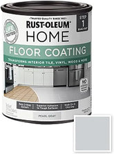 Rust-Oleum 358874 Pearl Gray Home Home Floor Coating Premix Base Coat, 1 Qt