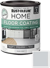 Rust-Oleum 358874 Pearl Gray Home Home Floor Coating Premix Base Coat, 1 Qt