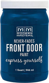 Modern Masters 1 qt 275274 Serene Front Door Paint Water-Based Exterior Enamel, 32 Fl Oz (Pack of 1)