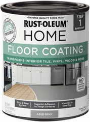Rust-Oleum 365929 Aged Gray Home Home Floor Coating Premix Base Coat, 1 Qt