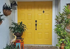 Modern Masters 275273 Front Door Paint, Quart, Satin Happy