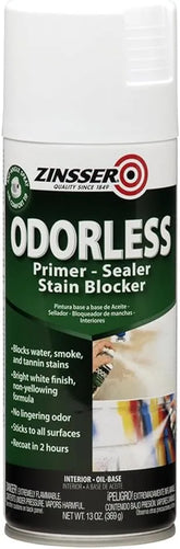 13 oz Zinsser 03959 White Zinsser, Bulls Eye Oil-Based High Hide Stain Blocking Primer