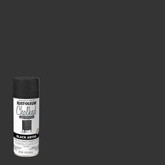 Rust-Oleum 392046 Chalked Ultra Matte Spray Paint, 12 oz, Black Abyss