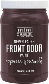 Modern Masters 275267 Front Door Paint, Quart, Satin Sincere