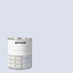 Rust-Oleum Classic White Milk Paint Finish | Decor and Furniture Applications | Matte Finish Brushed Effect | Minimal Prep Needed | No Primers Required | Easy Clean Up | Quart