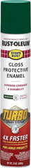 Rust-Oleum 398661 Stops Rust Turbo Spray System Spray Paint, 24 oz, Gloss Hunter Green