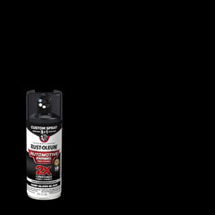Rust-Oleum 2X Automotive Enamel Custom Spray 5-in-1 Spray Paint, 12 oz, Semi-Gloss Black