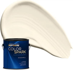 Rust-Oleum Color Spark Interior Paint and Primer in One, Eggshell, Meringue, 1 Gallon