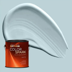 Rust-Oleum Color Spark Interior Paint and Primer in One, Matte, Glacier Bay, 1 Gallon