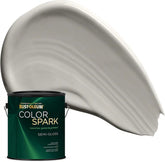 Rust-Oleum Color Spark Interior Paint and Primer in One, Semi-Gloss, Cement, 1 Gallon
