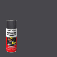 Rust-Oleum 344713 Automotive 2-In-1 Rust Reform & Seal Spray, 12 oz, Flat Black
