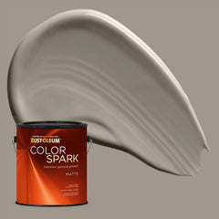 Rust-Oleum Color Spark Interior Paint and Primer in One, Matte, Hammerhead, 1 Gallon