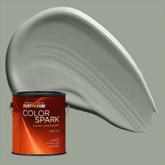 Rust-Oleum Color Spark Interior Paint and Primer in One, Matte, Thyme Flies, 1 Gallon