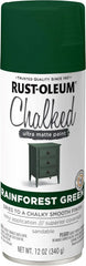 Rust-Oleum Rainforest Green Chalked All-in-One Ultra Matte Spray Paint | One Coat Coverage | No Primer, Sanding, Or Topcoat Needed | Easy Spray Application | Made in USA | 12 OZ