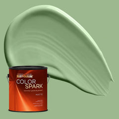 Rust-Oleum Color Spark Interior Paint and Primer in One, Matte, Prince Charming, 1 Gallon