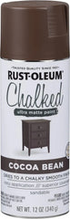 Rust-Oleum Cocoa Bean Chalked All-in-One Ultra Matte Spray Paint | One Coat Coverage | No Primer, Sanding, Or Topcoat Needed | Easy Spray Application | Made in USA | 12 OZ