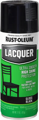 Rust-Oleum 1905830 Lacquer Spray Paint, 11 oz, Gloss Black