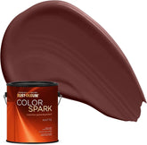 Rust-Oleum Color Spark Interior Paint and Primer in One, Matte, Chocolate Cherry, 1 Gallon
