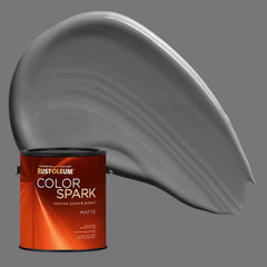 Rust-Oleum Color Spark Interior Paint and Primer in One, Matte, Mineral, 1 Gallon
