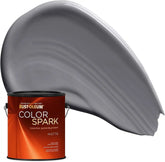 Rust-Oleum Color Spark Interior Paint and Primer in One, Matte, Graphite, 1 Gallon