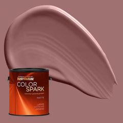 Rust-Oleum Color Spark Interior Paint and Primer in One, Matte, Blush at Dusk, 1 Gallon