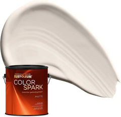 Rust-Oleum Color Spark Interior Paint and Primer in One, Matte, Almond Macaron, 1 Gallon