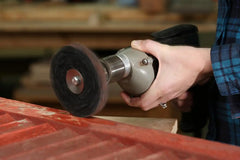 Gator 4" Drill Mounted Stripping Wheel, Silicon Carbide, Extra Coarse Grit