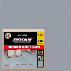 Rock Solid Rust-Oleum 322759 RockSolid Professional Industrial Floor Coating Kit, High Gloss Gray 2.81 Gallon (Pack of 1)