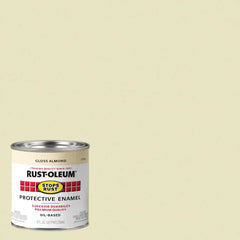 Rust-Oleum 7770730-6PK Stops Rust Brush On Paint, Half Pint, Gloss Almond, (Pack of 6)