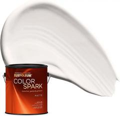 Rust-Oleum Color Spark Interior Paint and Primer in One, Matte, Early Frost, 1 Gallon