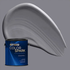 Rust-Oleum Color Spark Interior Paint and Primer in One, Eggshell, Graphite, 1 Gallon