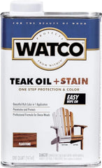 Watco 348758 Teak Oil + Stain, Quart, Flagstone