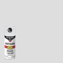 Rust-Oleum 384758 Stops Rust Custom Spray 5-in-1 Clean Metal Primer Spray, 12 oz, Flat White