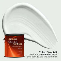 Rust-Oleum Color Spark Interior Paint and Primer in One, Matte, Sea Salt, 1 Gallon