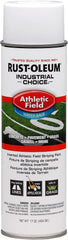Rust-Oleum 206043-12PK Industrial Choice AF1600 System Athletic Field Inverted Striping Paint White, 17 Ounce (Pack of 12)