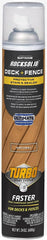 RockSolid Deck+Fence Protective Stain & Sealer with Turbo Spray System | Oil‑Base One‑Coat Protection | Superior Moisture Resistance | UV Resistant | Natural | 23 oz Aerosol
