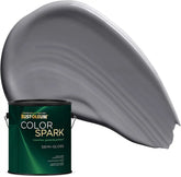 Rust-Oleum Color Spark Interior Paint and Primer in One, Semi-Gloss, Graphite, 1 Gallon