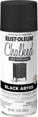 Rust-Oleum 392046 Chalked Ultra Matte Spray Paint, 12 oz, Black Abyss