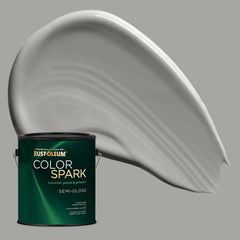 Rust-Oleum Color Spark Interior Paint and Primer in One, Semi-Gloss, Chi-Town Skyline, 1 Gallon