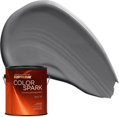 Rust-Oleum Color Spark Interior Paint and Primer in One, Matte, Mineral, 1 Gallon