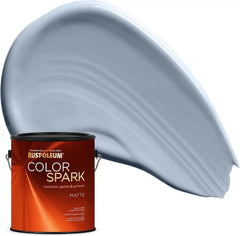Rust-Oleum Color Spark Interior Paint and Primer in One, Matte, Partly Cloudy, 1 Gallon