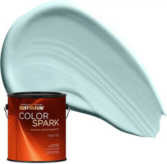 Rust-Oleum Color Spark Interior Paint and Primer in One, Matte, Saltwater Taffy, 1 Gallon