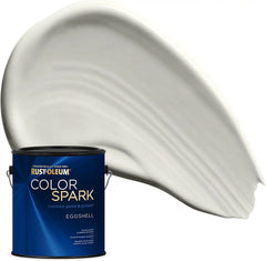 Rust-Oleum Color Spark Interior Paint and Primer in One, Eggshell, Tundra, 1 Gallon
