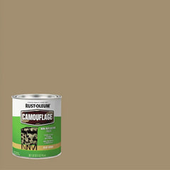 Rust-Oleum 379562 Specialty Camouflage Paint, Quart, Flat Khaki, (Pack of 1)