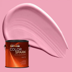 Rust-Oleum Color Spark Interior Paint and Primer in One, Matte, Frosé, 1 Gallon